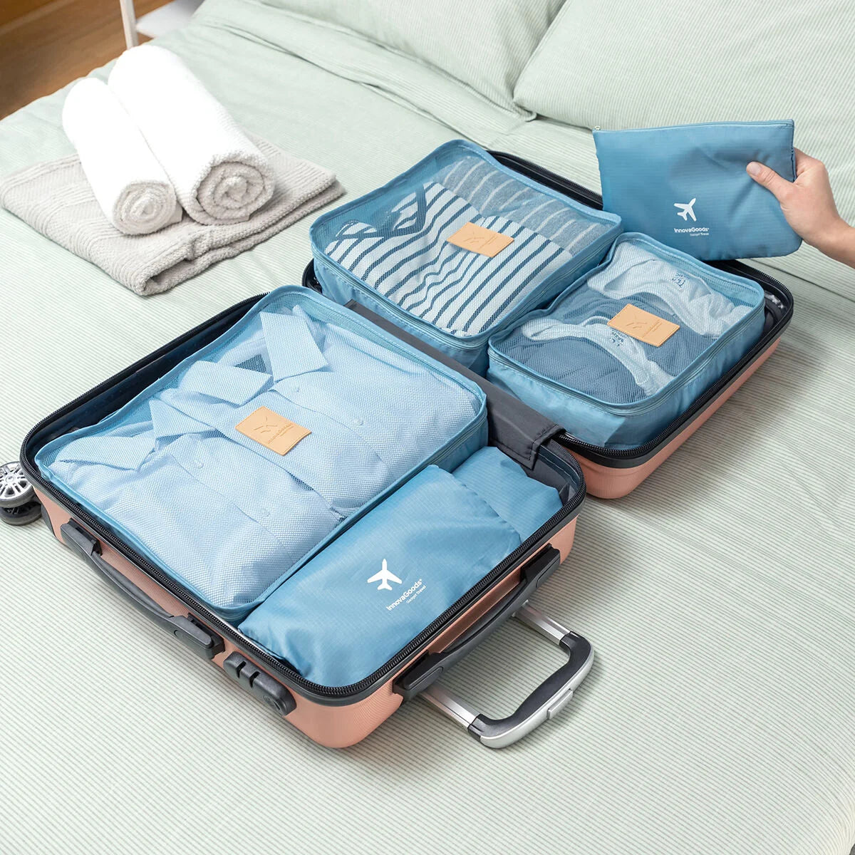 Koffer-Organizer Luggan – 6-teilig – Produktansicht 2