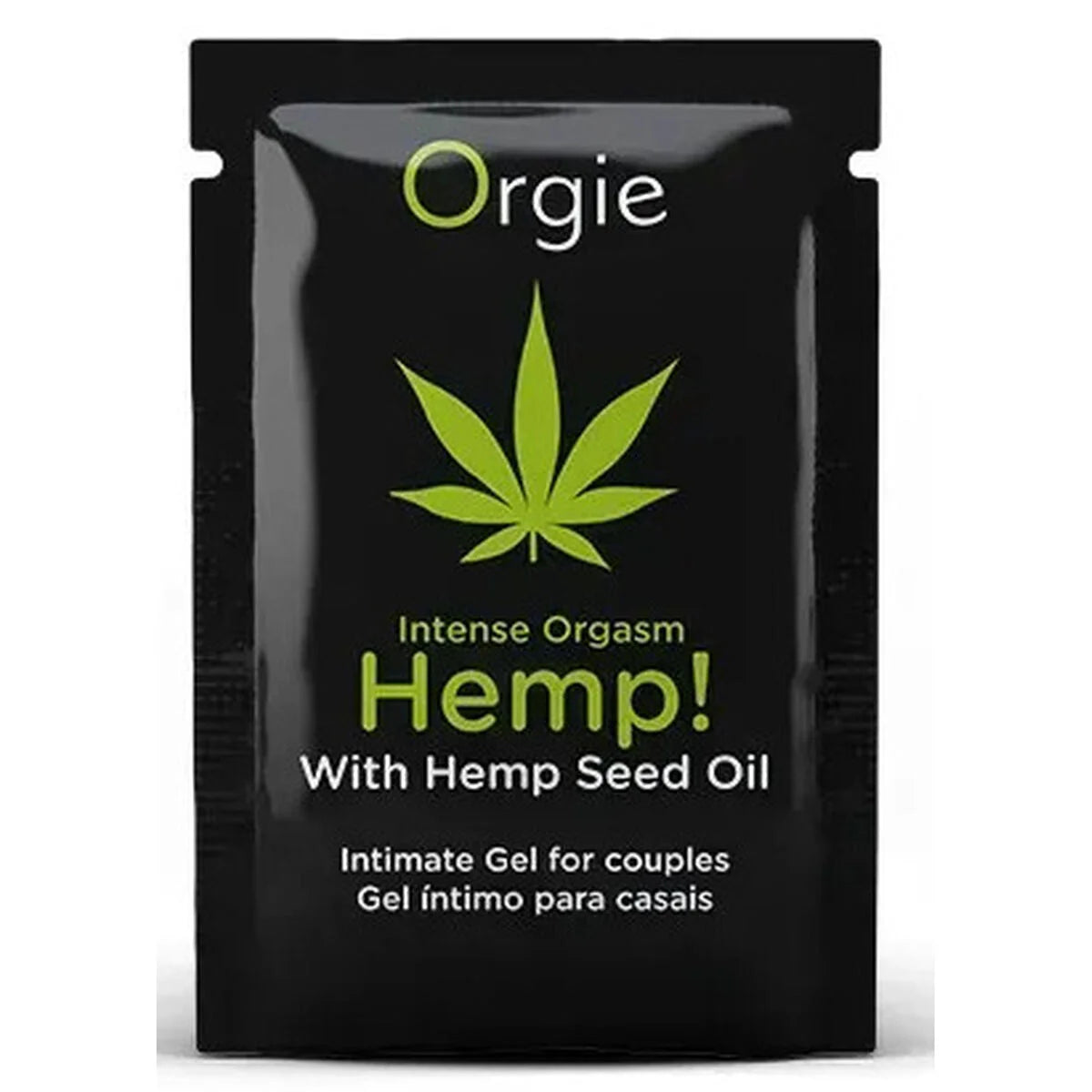 Beutel Orgie Intense Orgasm Hemp Intimgel mit 15 ml