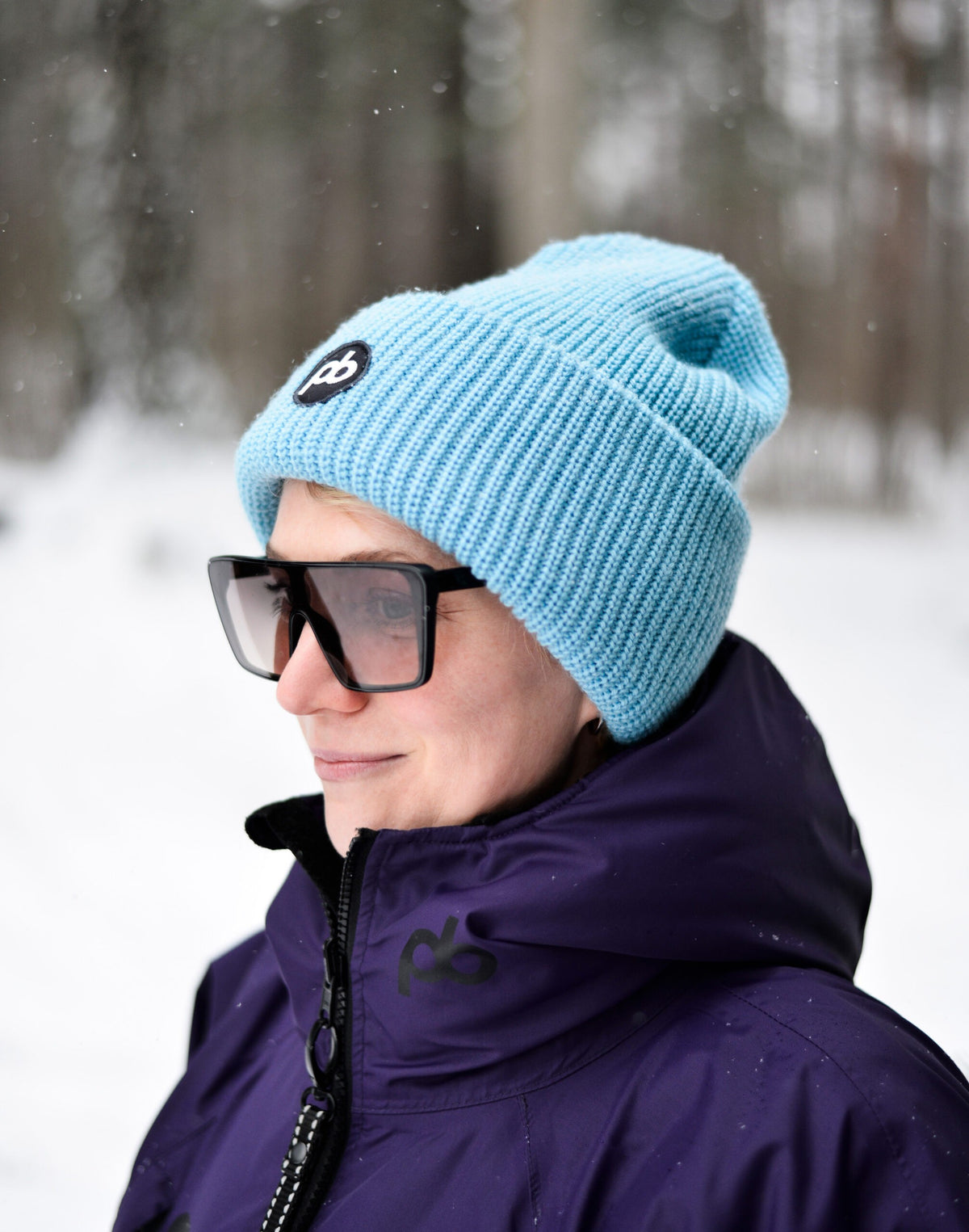 Paul Berg Merino-Mütze – Perlmuster