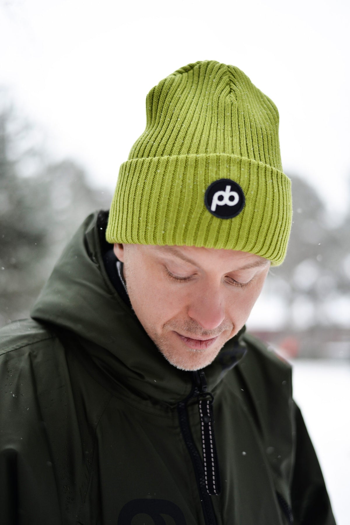 Paul Berg Merino-Mütze – Rippstrick – Produktansicht 2