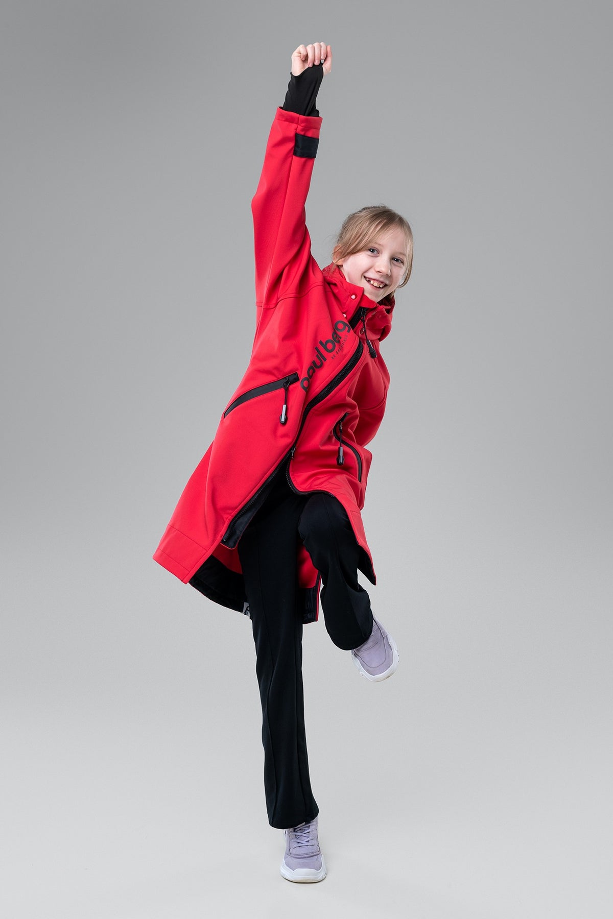 Paul Light Kinder – Outdoor – Umziehparka – Rot – Produktansicht 2