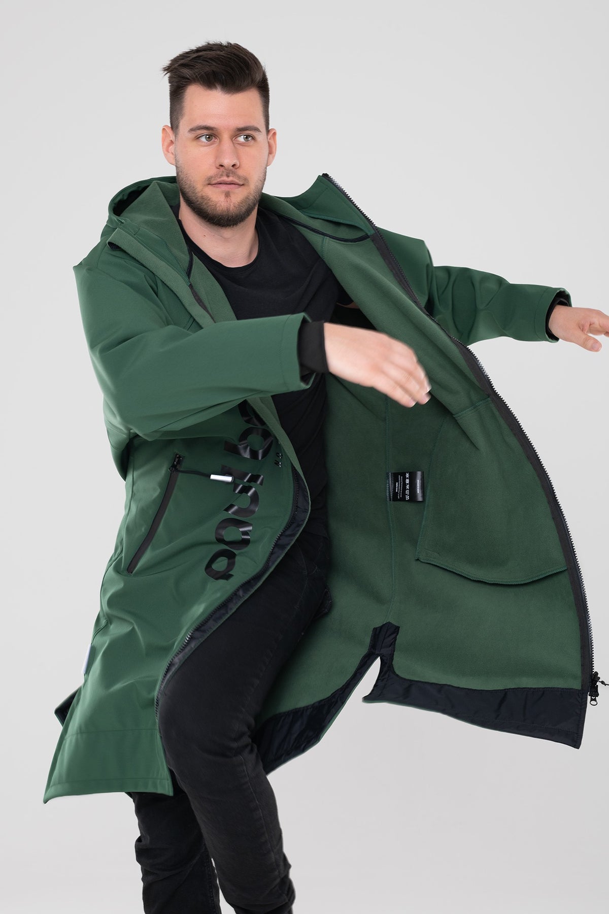 Paul Light Outdoor-Mantel – Grün – Produktansicht 2