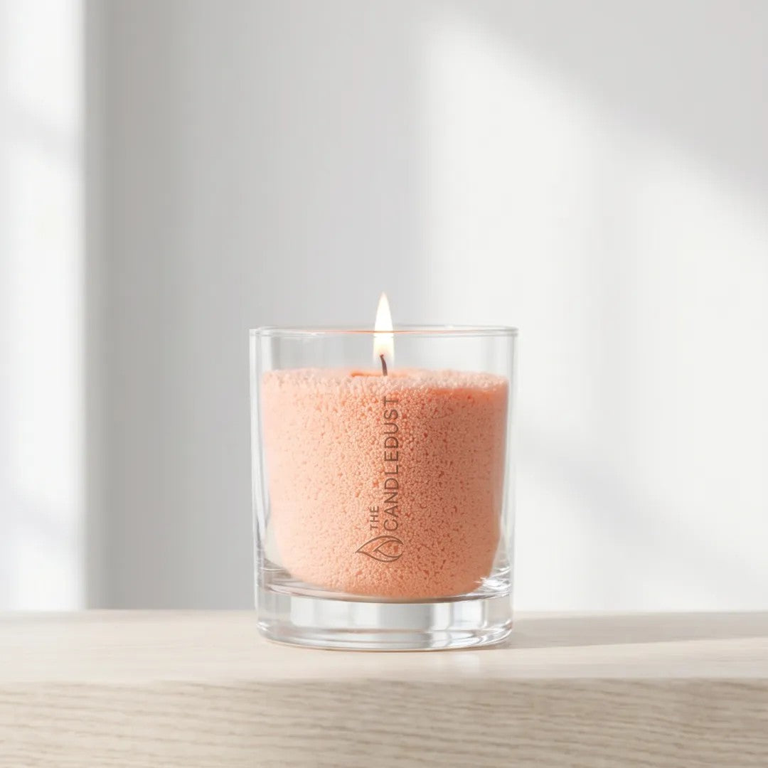 Peach Duftfreie Kerze im Glas, 160 g – Detailansicht 5