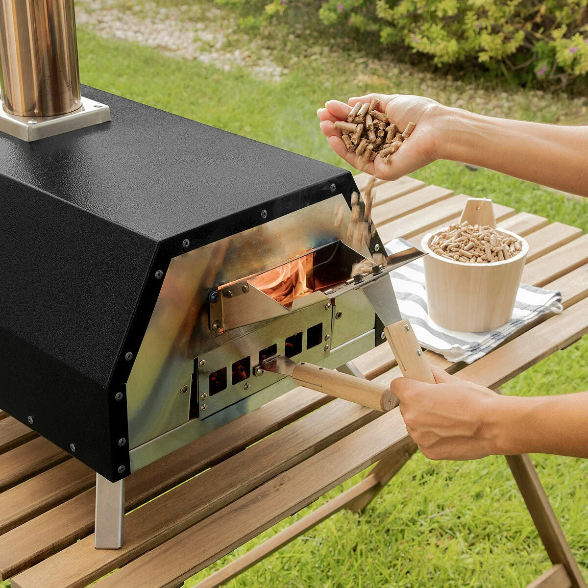 Pizza-Pelletofen Pizzahven mit Zubehör – Produktansicht 2