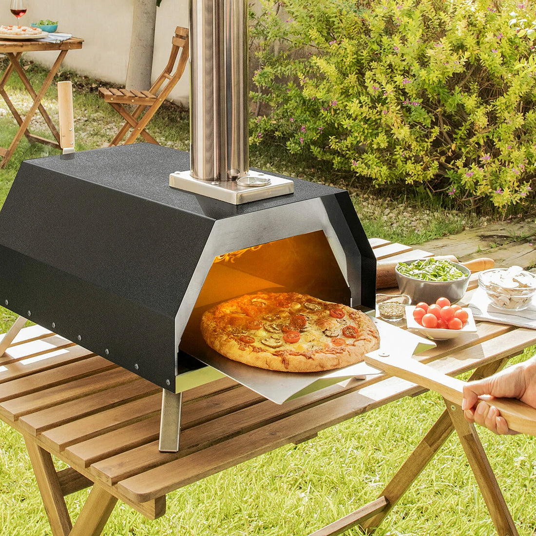 Pizza-Pelletofen Pizzahven mit Zubehör – Detailansicht 1
