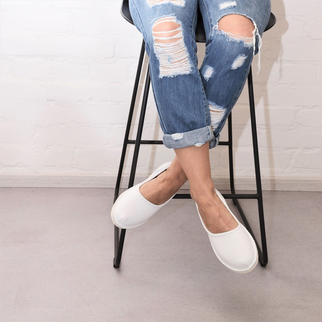 Kuutsid Schuhe – Weiß – Detailansicht 1