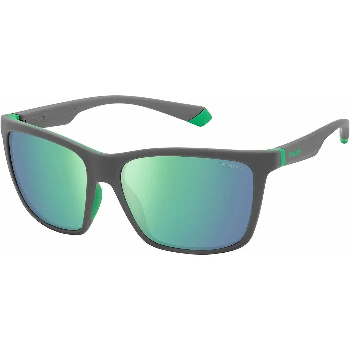 Polaroid PLD 2126/S Herrensonnenbrille Grau/Grün – Produktansicht 3