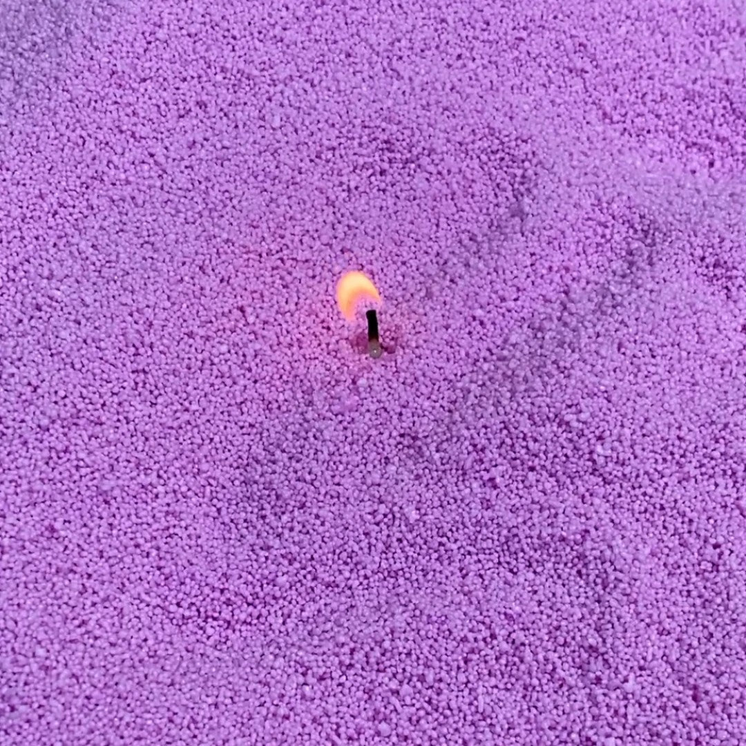 Pulverkerzen-Nachfüllset – Duftfrei Lilac, 330 g – Detailansicht 1