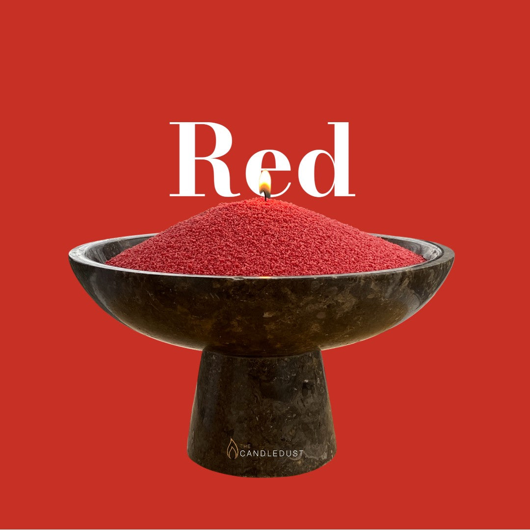 Pulverkerzen-Nachfüllset – duftfrei Rot, 330 g – Produktansicht 5
