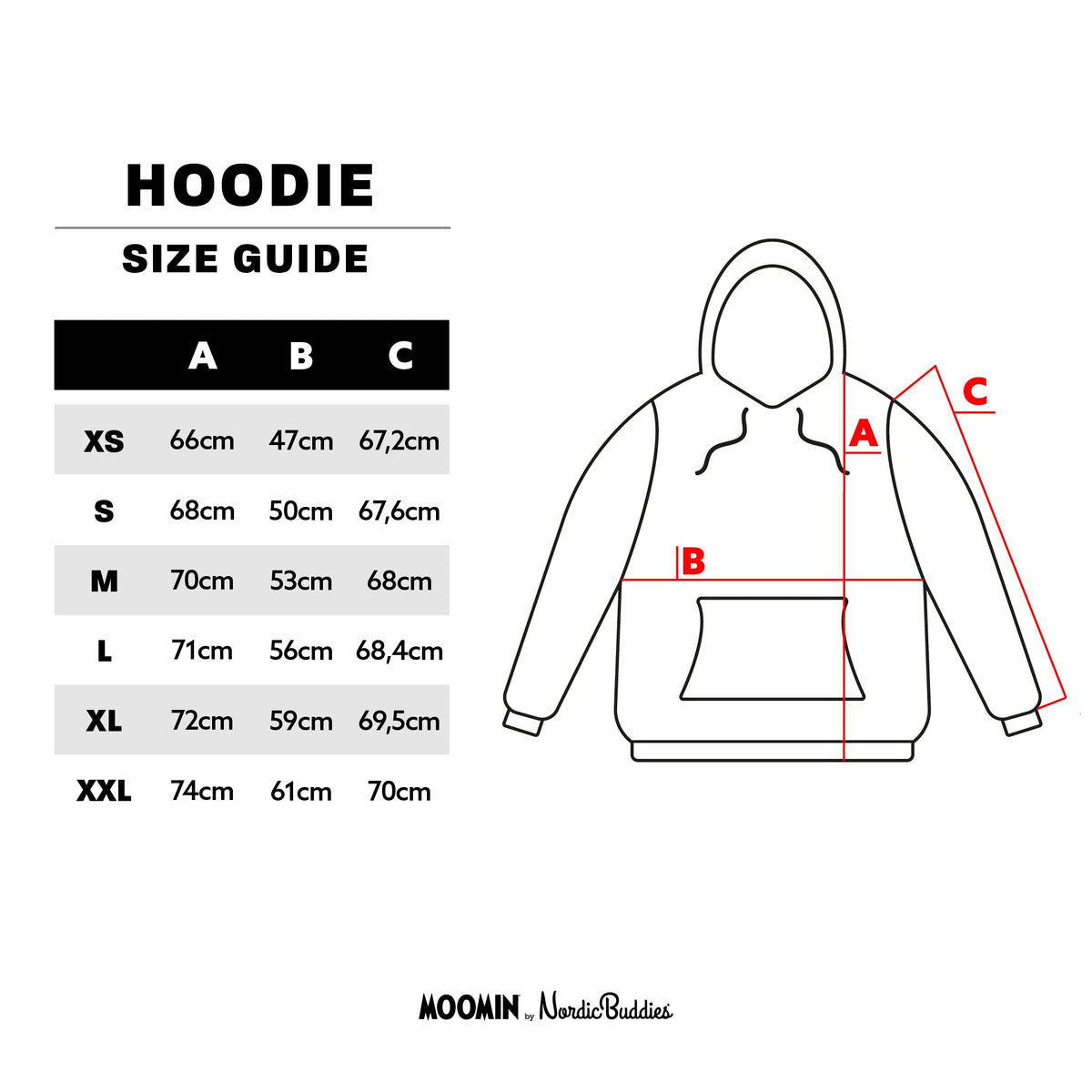 Premium-Baumwollhoodie Snufkin – Produktansicht 2
