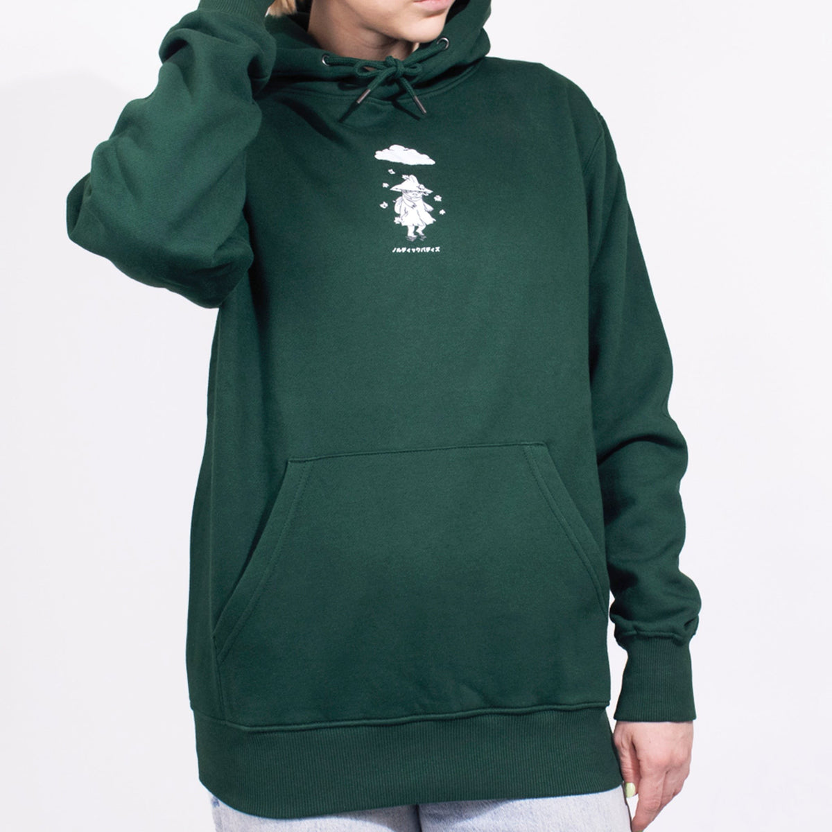 Premium-Baumwollhoodie Snufkin – Produktansicht 3