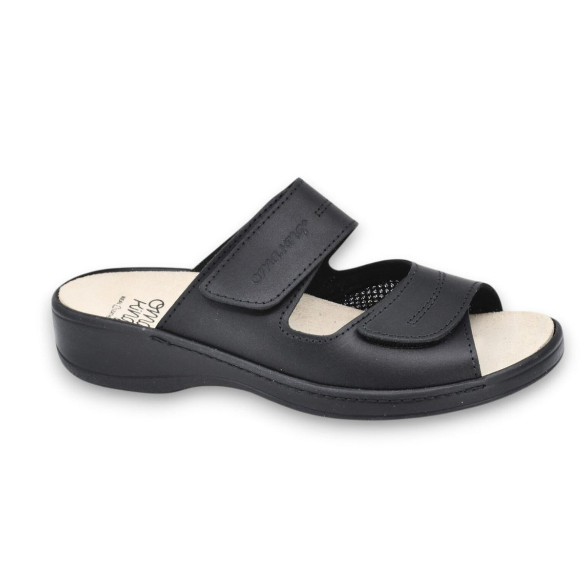 Professional Sandalen mit Fersenpolsterung – Schwarz