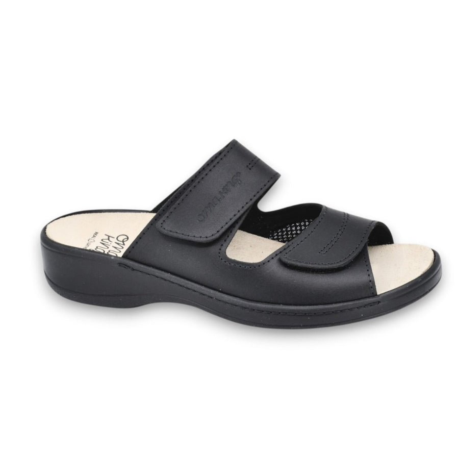 Professional Sandalen mit Fersenpolsterung – Schwarz