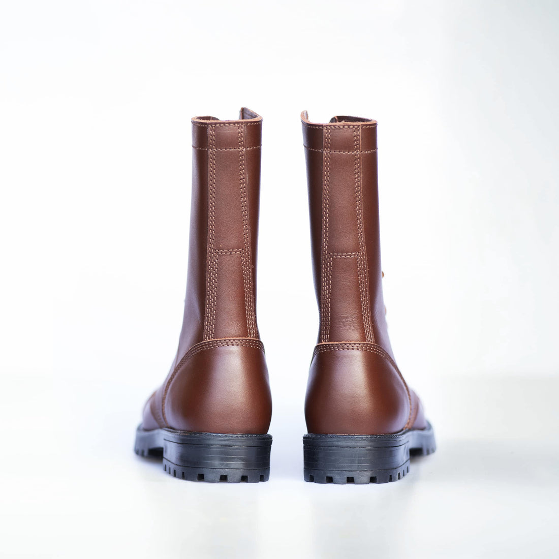 516 Hohe Fliegerstiefel Braun – Detailansicht 2