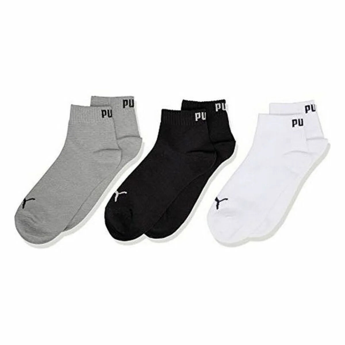 Kinder-Sportsocken Puma Quarter 3er-Pack – Produktansicht 3