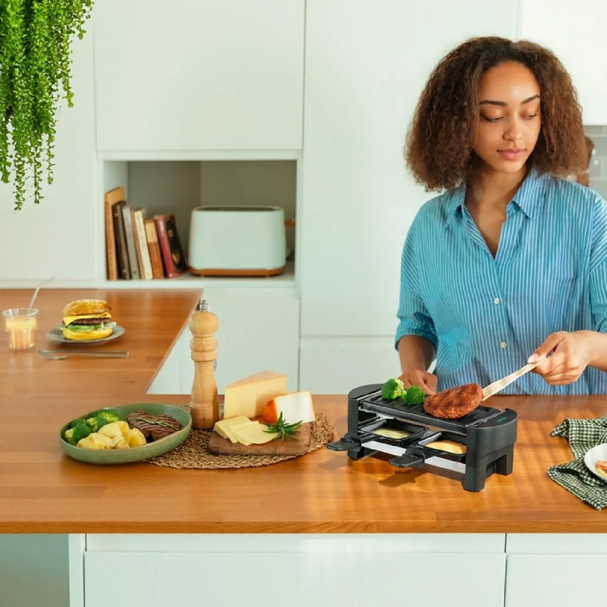 Raclette Cecotec 3200 Pocket für 2 Personen – Produktansicht 3
