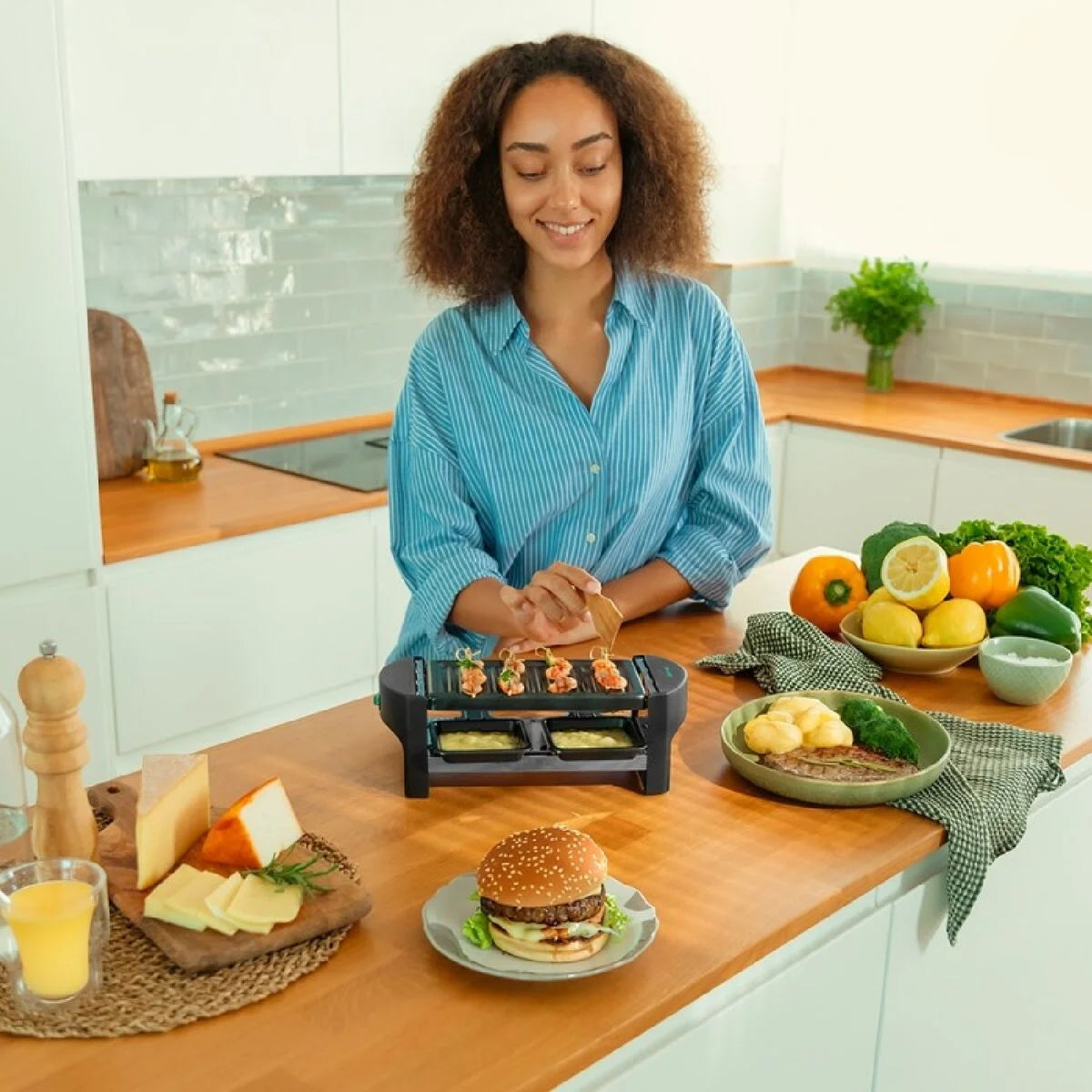 Raclette Cecotec 3200 Pocket für 2 Personen – Produktansicht 4