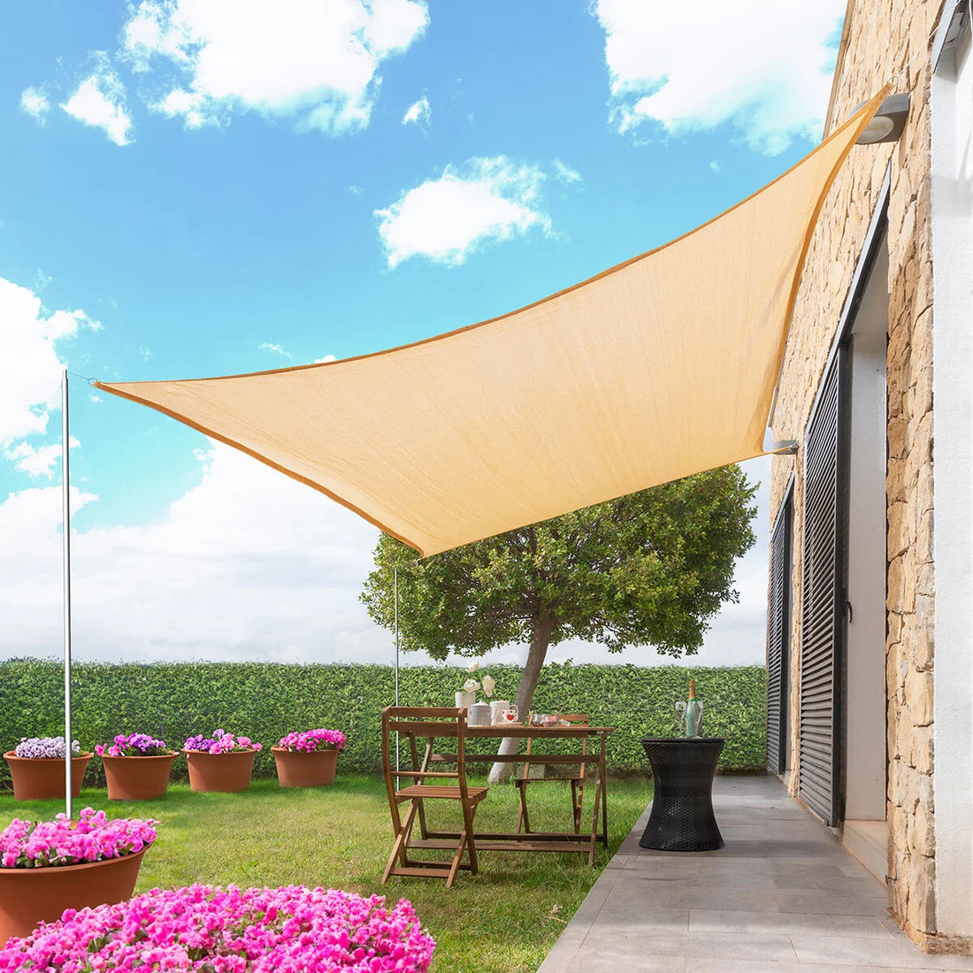 Sonnensegel Shazail 2 × 3 m – Detailansicht 5