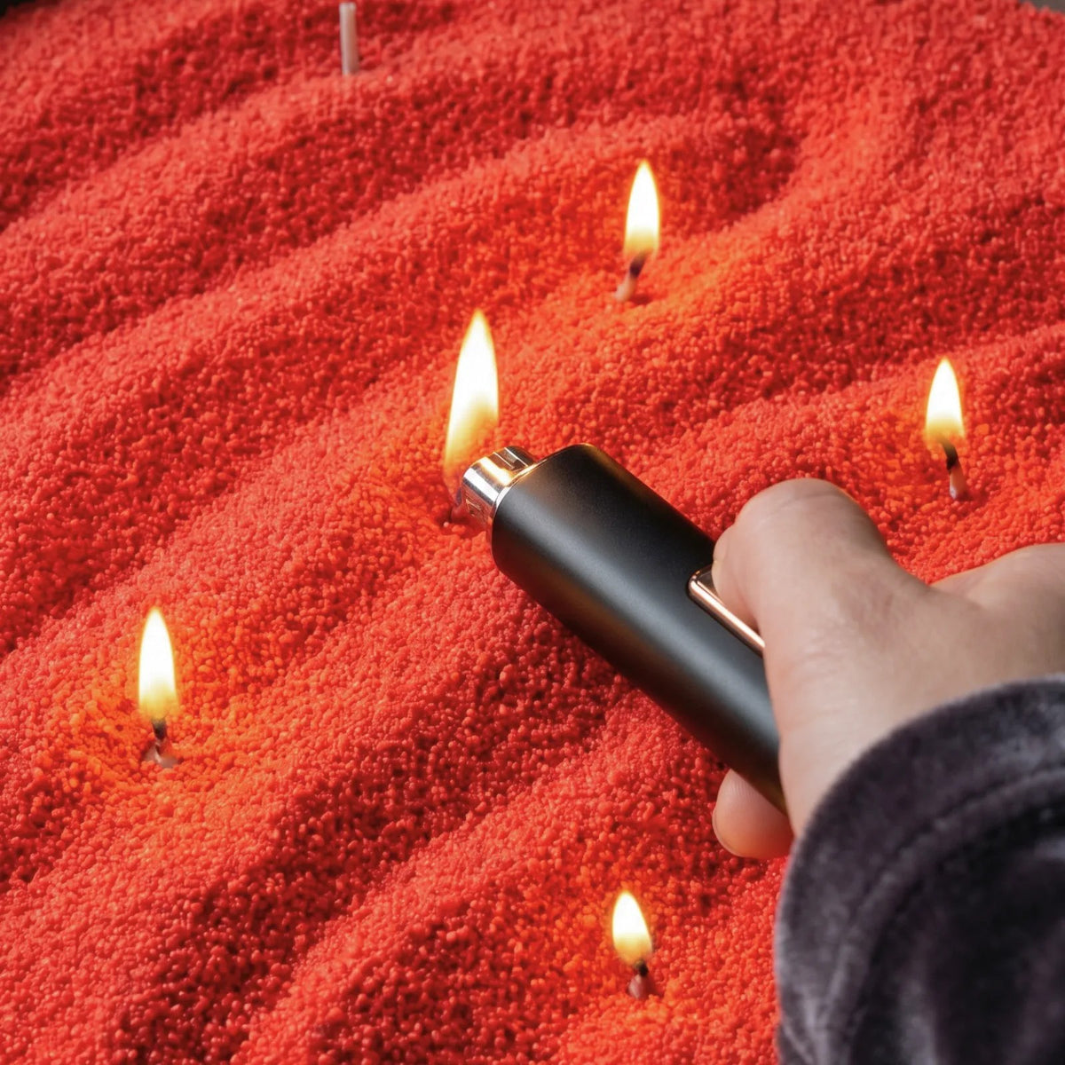Rot Duftfreies Kerzenpulver – Nachfüllung, 1 kg – Produktansicht 2