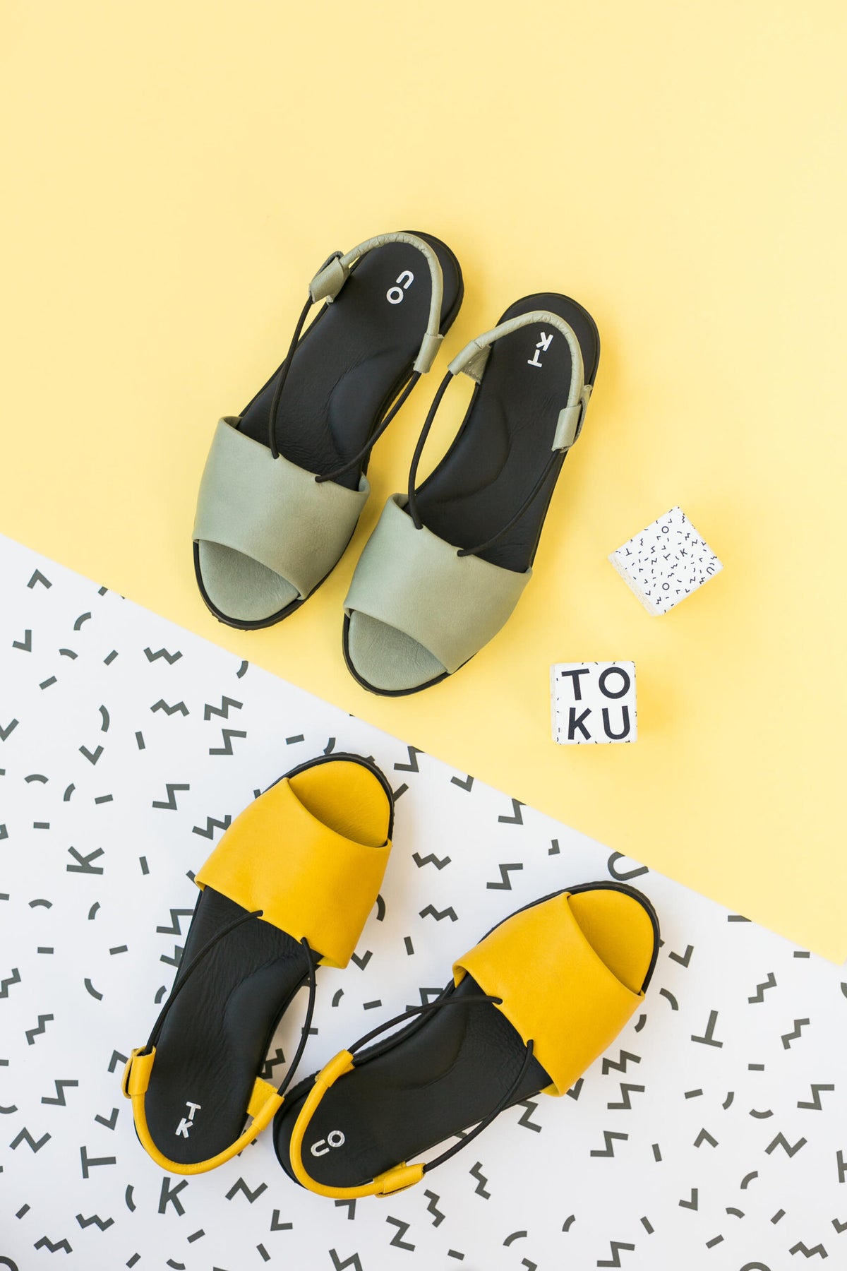 Berlin Sandalen – Gelb – Produktansicht 4