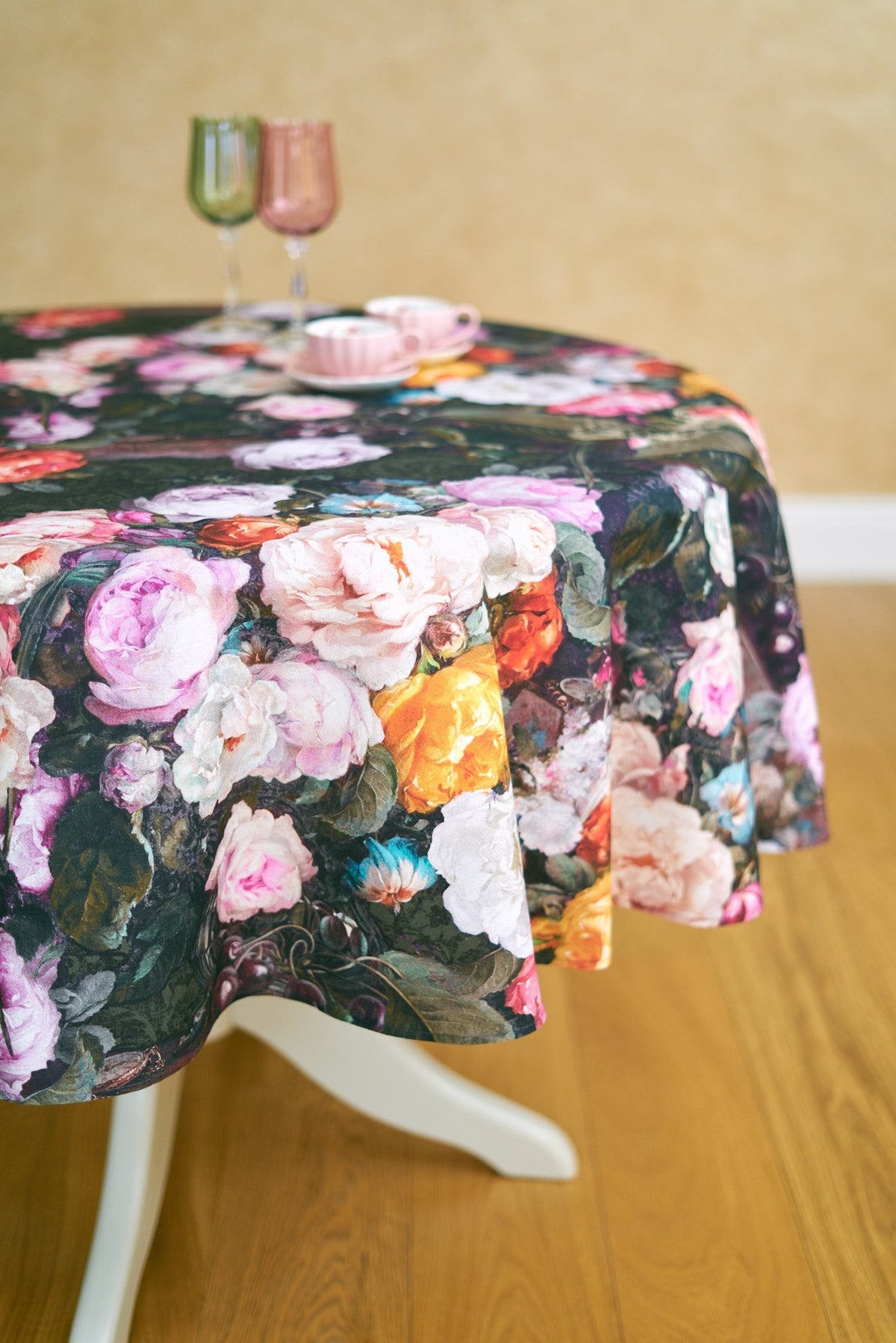 Runde Tischdecke – Francine Black