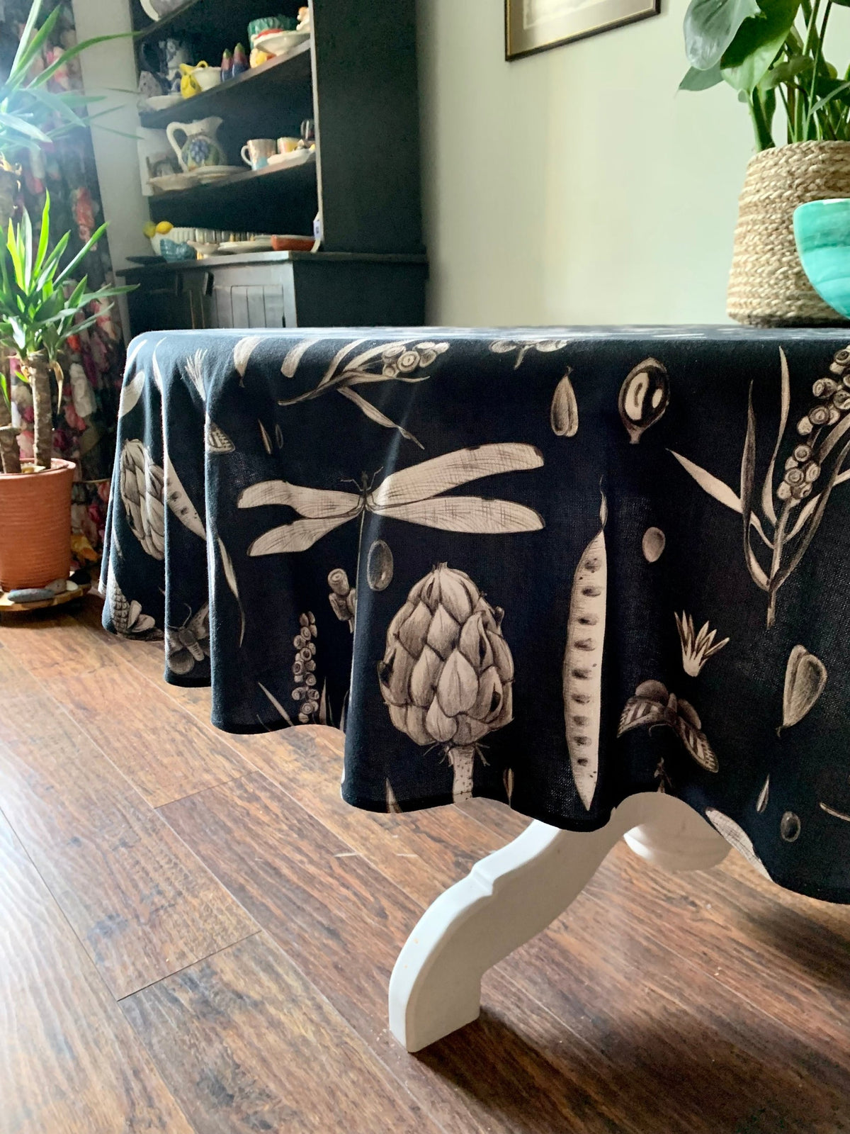 Runde Tischdecke – Seeds Carbon – Produktansicht 4