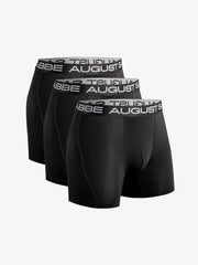 August Sabbe Sport Performance Boxershorts Schwarz 6er-Pack