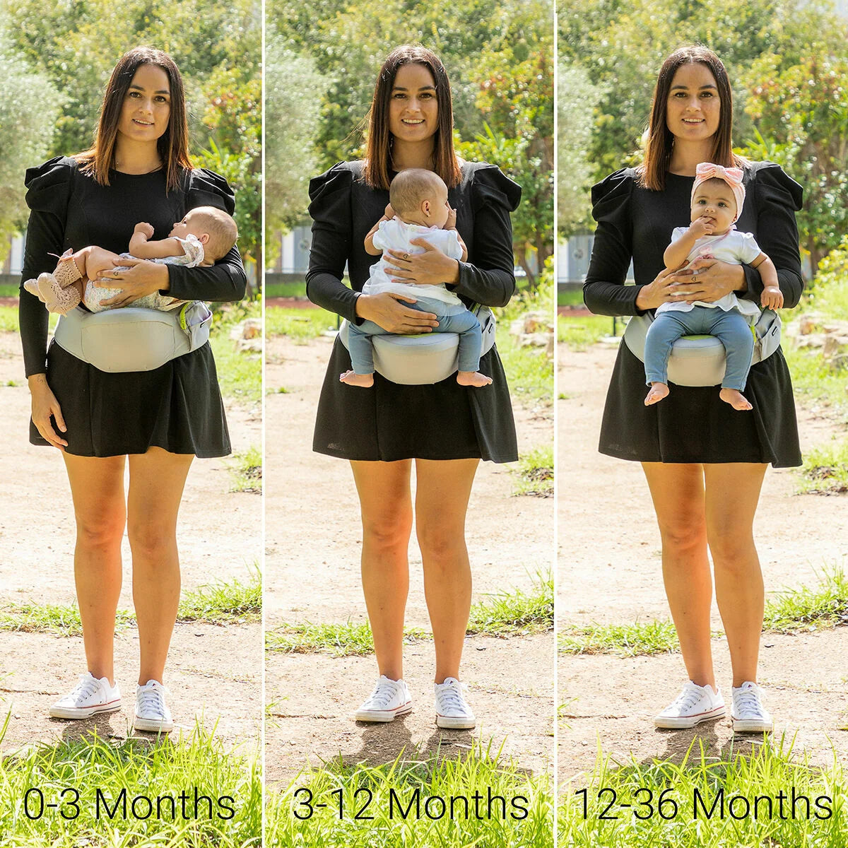 Seccaby Babytrage mit 2 Taschen – Produktansicht 4
