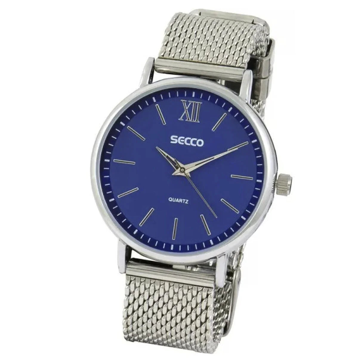 Secco Unisex-Armbanduhr Edelstahl Quarz Elegant