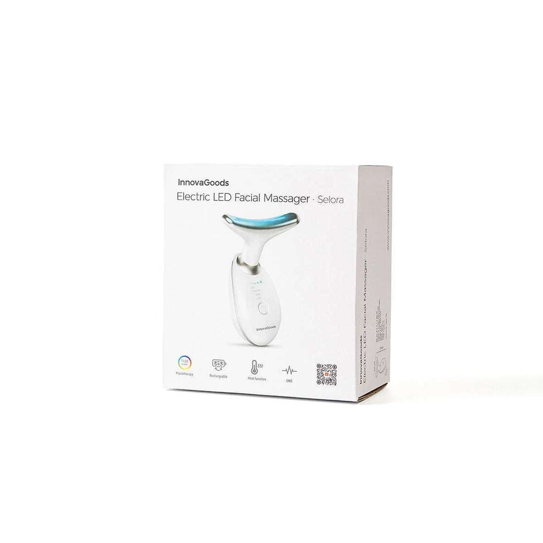 Gesichtspflegegerät Selora mit LED EMS und Wärme – Detailansicht 5