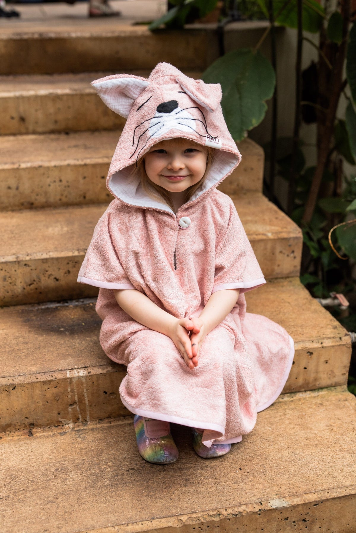 Kurzarm-Poncho CAT für Kleinkinder, Größe 82/86-116 – Produktansicht 3