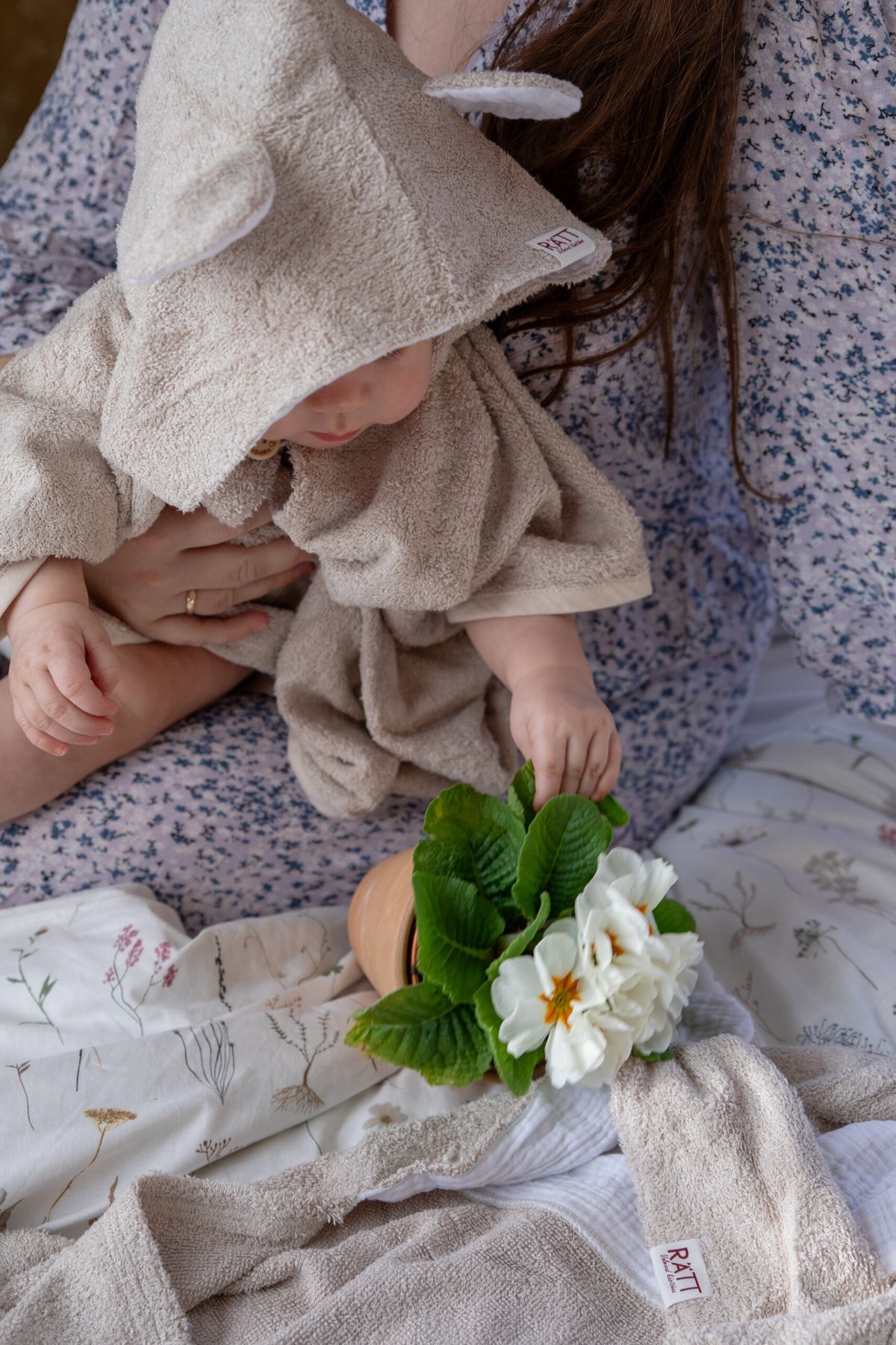 Kurzarm-Poncho TEDDY für Kleinkinder, Größe 82/86-116 – Produktansicht 4