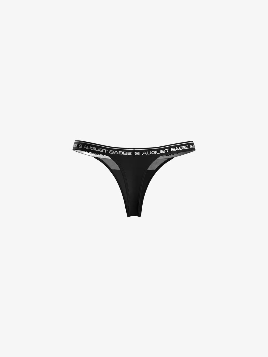 August Sabbe Signature String 3er-Pack Schwarz