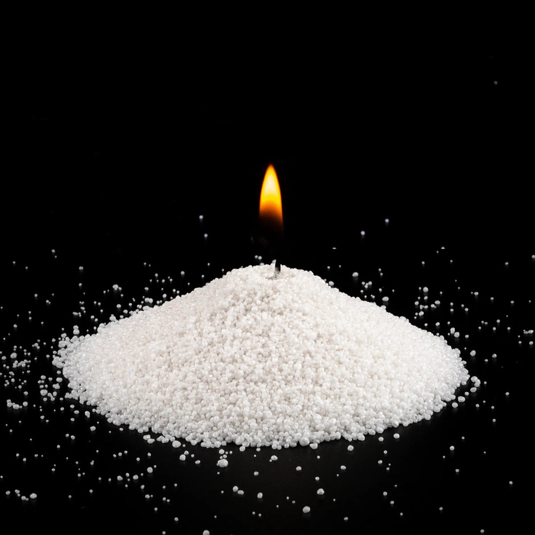 Duftfreies Kerzenpulver Silber Nachfüllung 1 kg – Detailansicht 1