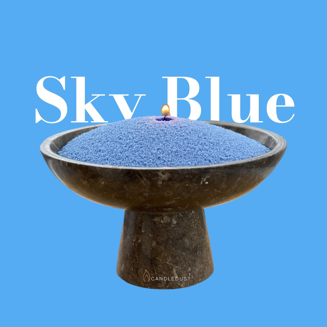 Duftfreies Kerzenpulver Himmelblau Nachfüllung 1 kg – Produktansicht 2
