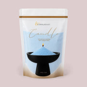 Duftfreies Kerzenpulver Himmelblau Nachfüllung 1 kg
