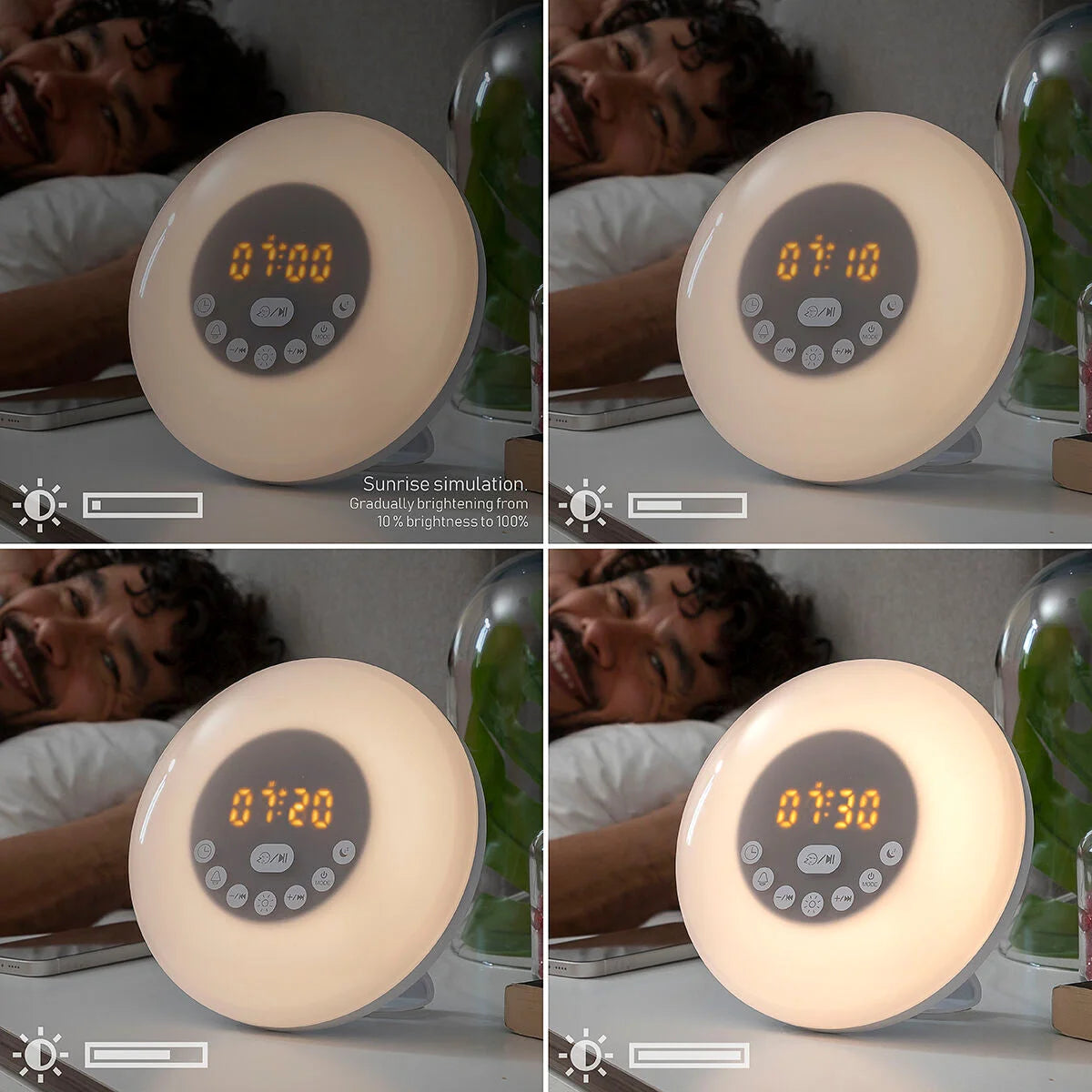 Slockar Sonnenaufgangswecker mit Lautsprecher – Produktansicht 2