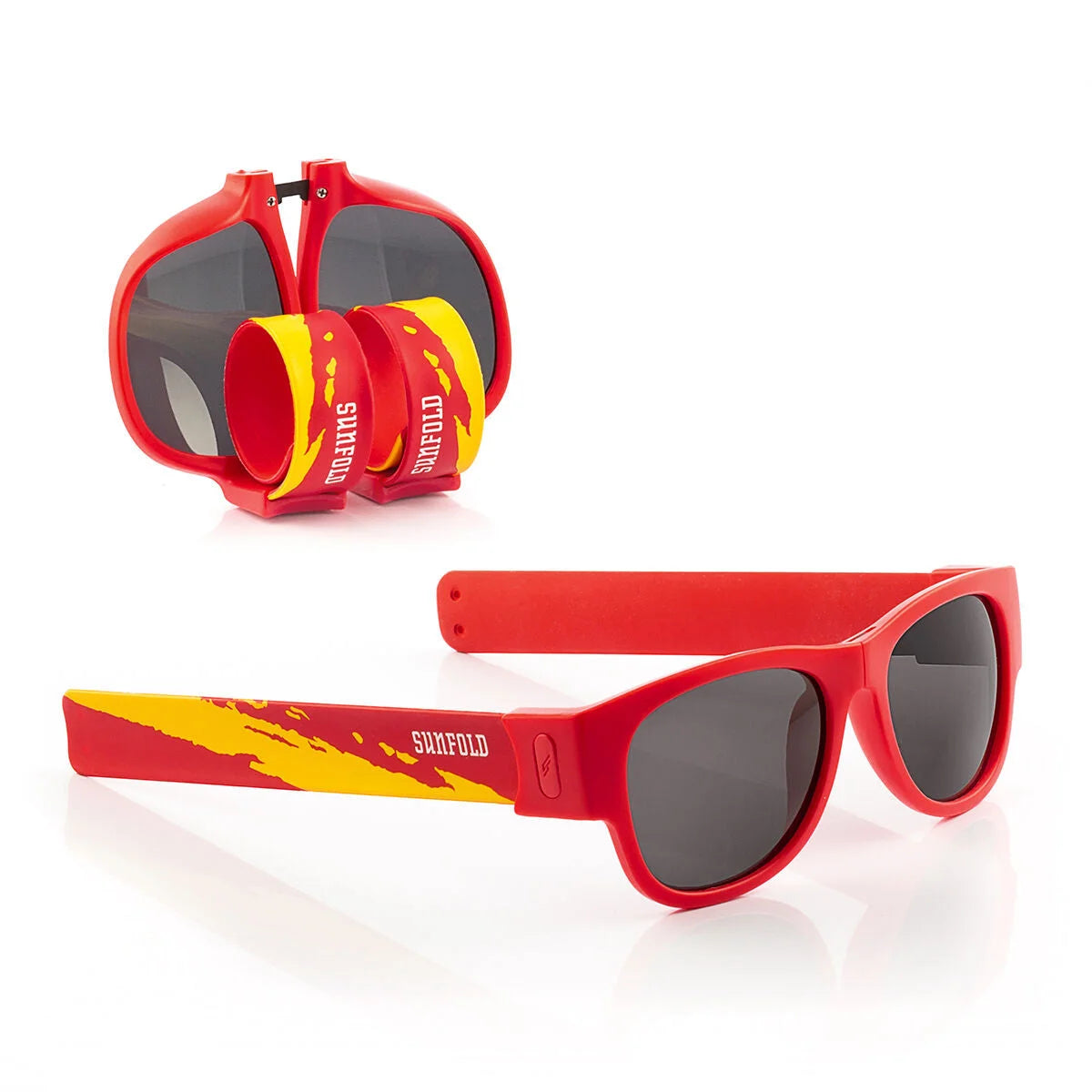 Sunfold Spain Falt-Sonnenbrille – Rot – Produktansicht 4