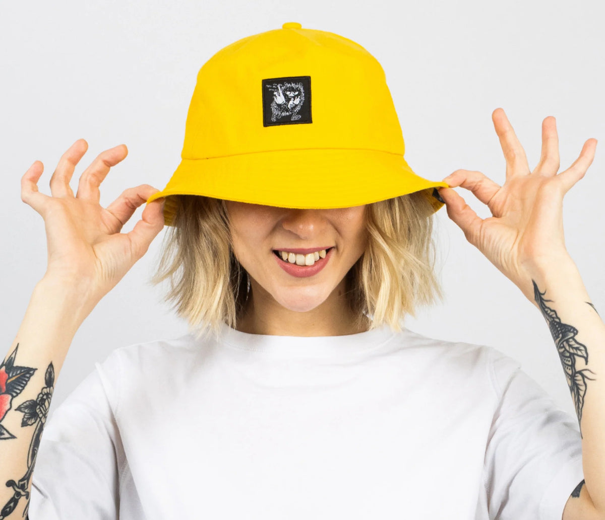 Bucket Hat Stinky – Gelb – Produktansicht 4