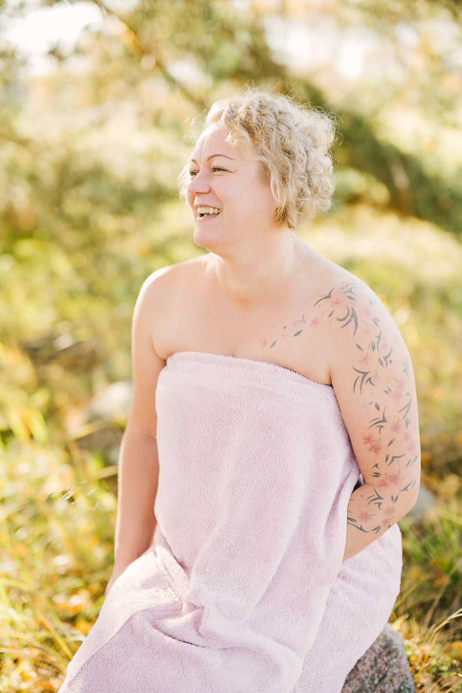 Spa – Wickeltuch für Damen – Baumwoll-Frottee