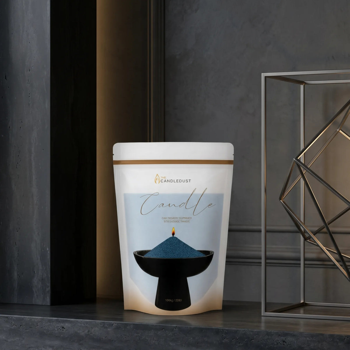 Duftfreies Kerzenpulver Space Grau Nachfüllung 1 kg – Produktansicht 2