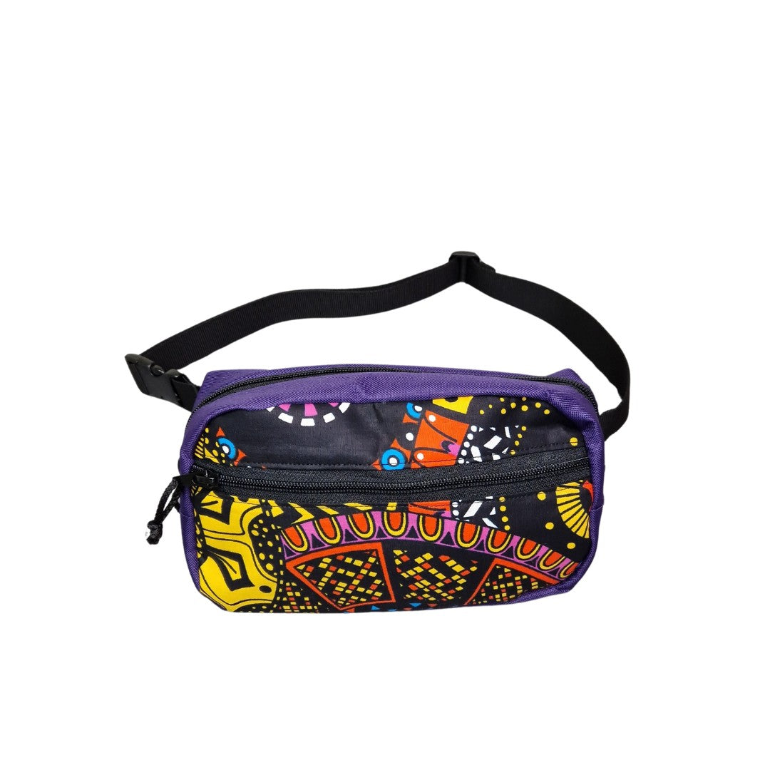 Geräumige wasserabweisende Bauchtasche – Kaleidoscope – Produktansicht 2