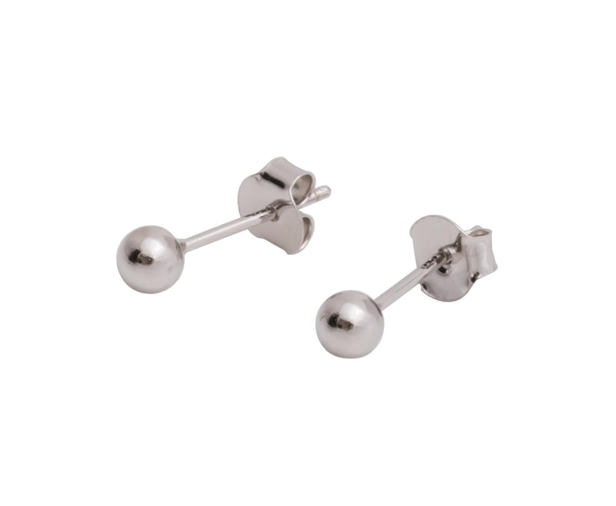 Sphere Earrings - Rose Gold and Silver