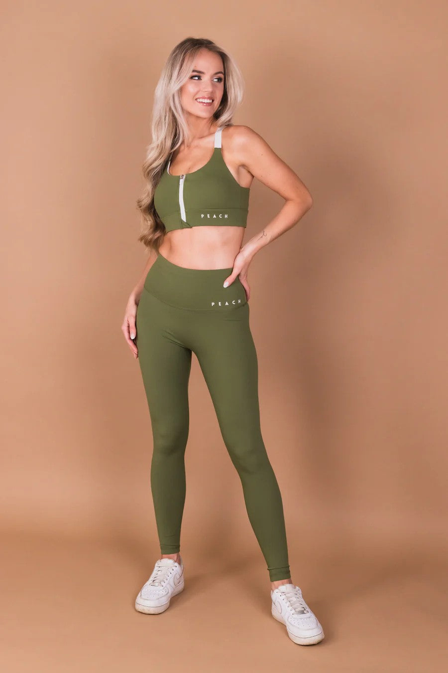 Sport-BH „Olive Green“ – Produktansicht 3