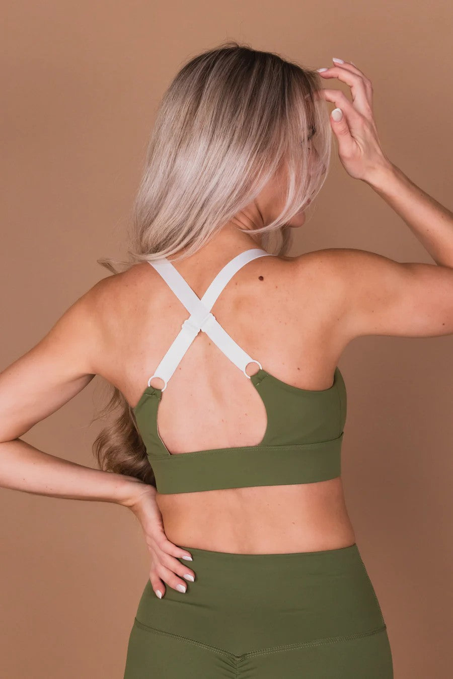 Sport-BH „Olive Green“ – Produktansicht 4