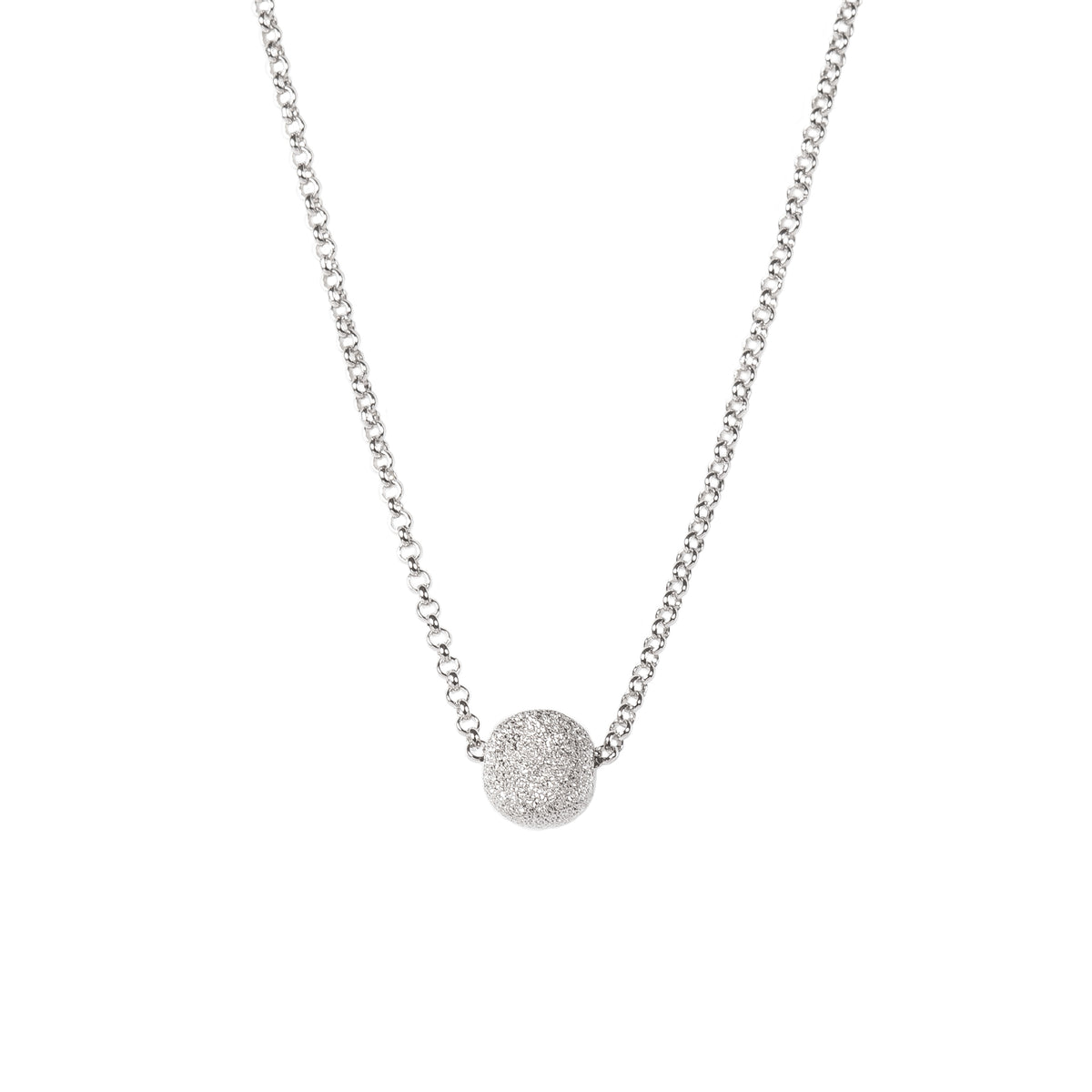 Stardust Halskette – Roségold und Silber
