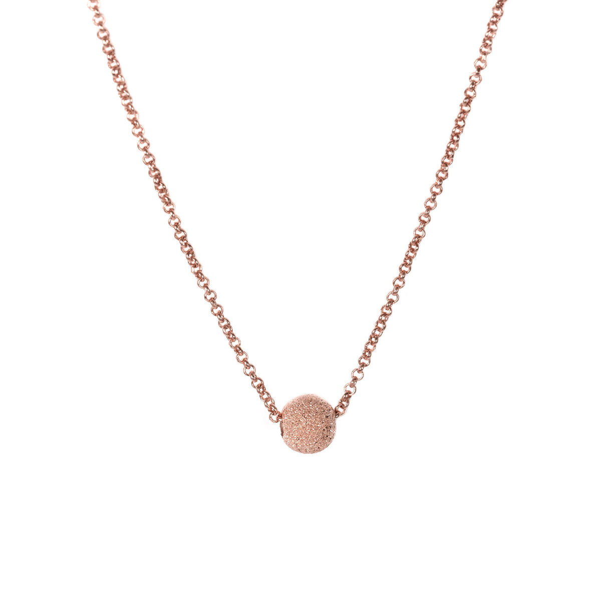 Stardust Halskette – Roségold und Silber – Produktansicht 2