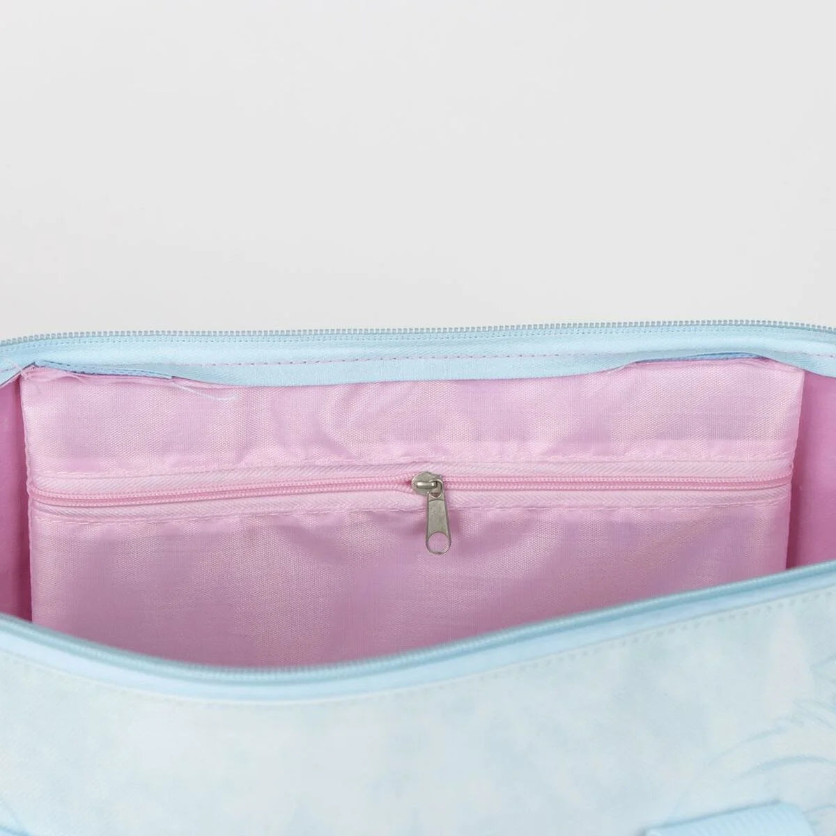Stitch Strandtasche – Hellblau/Rosa, 48 cm – Produktansicht 2