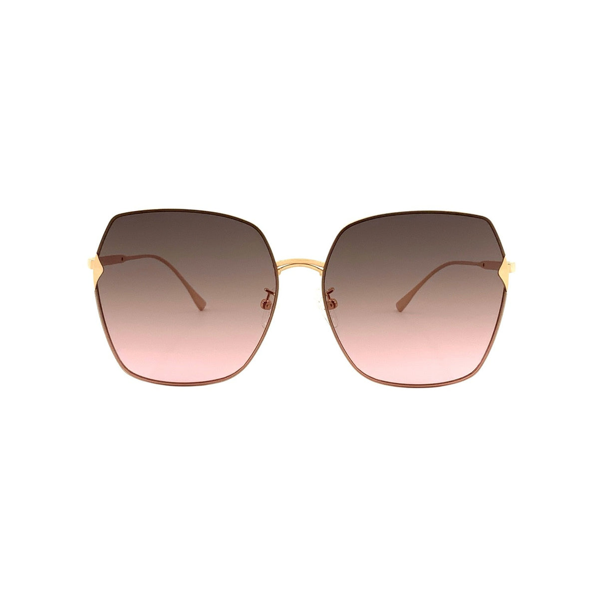 SU.VI Sonnenbrille 54002 in Frontansicht mit Gläserfarbe Grau-Rosa