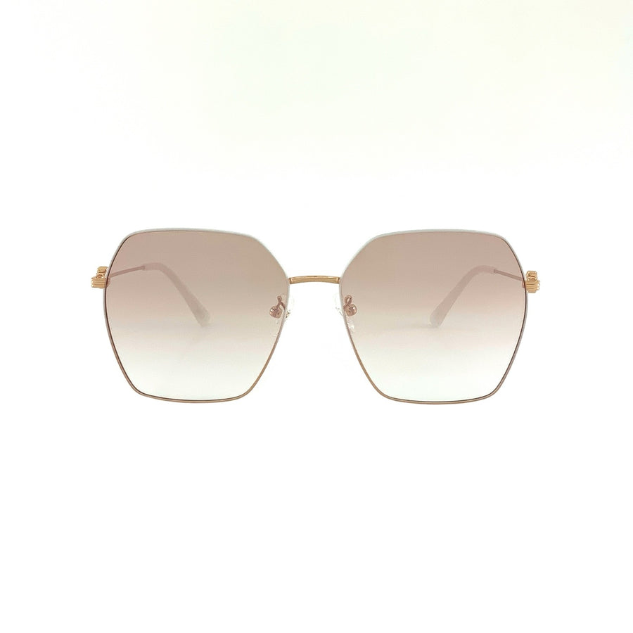 SU.VI Sonnenbrille 54020 Gold Weiß